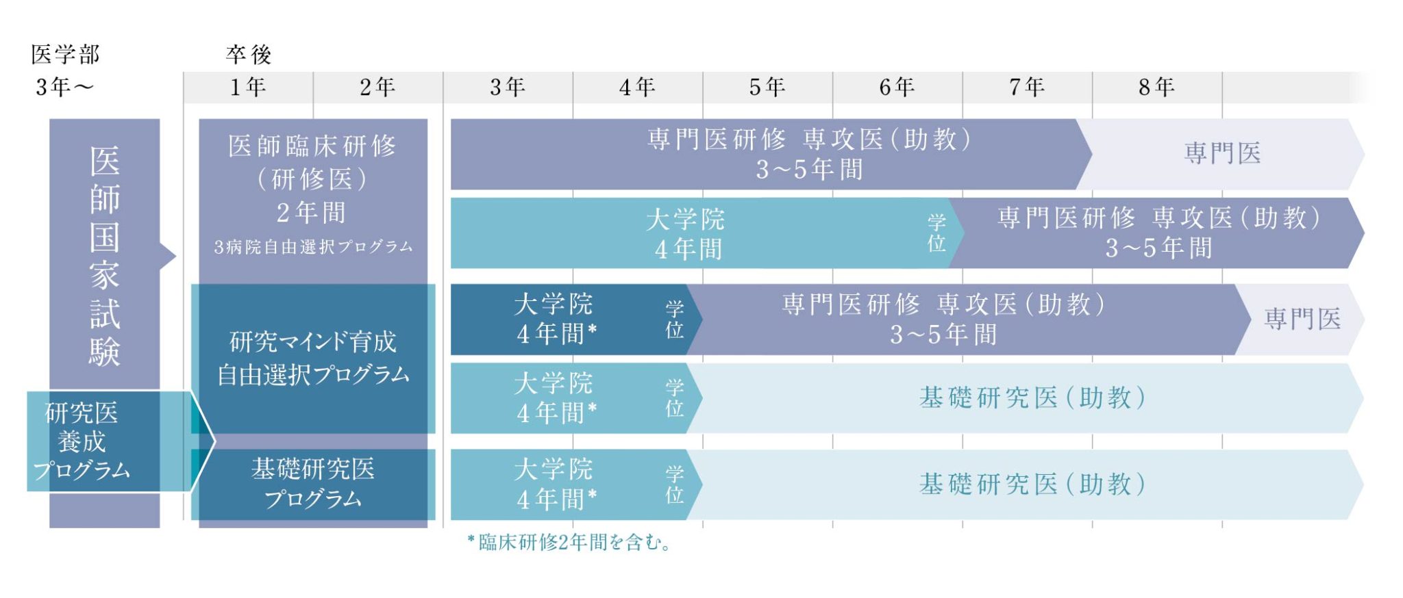 卒業後研修・キャリアパス