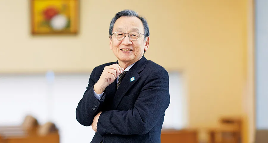 保健医療学部長 加藤木先生