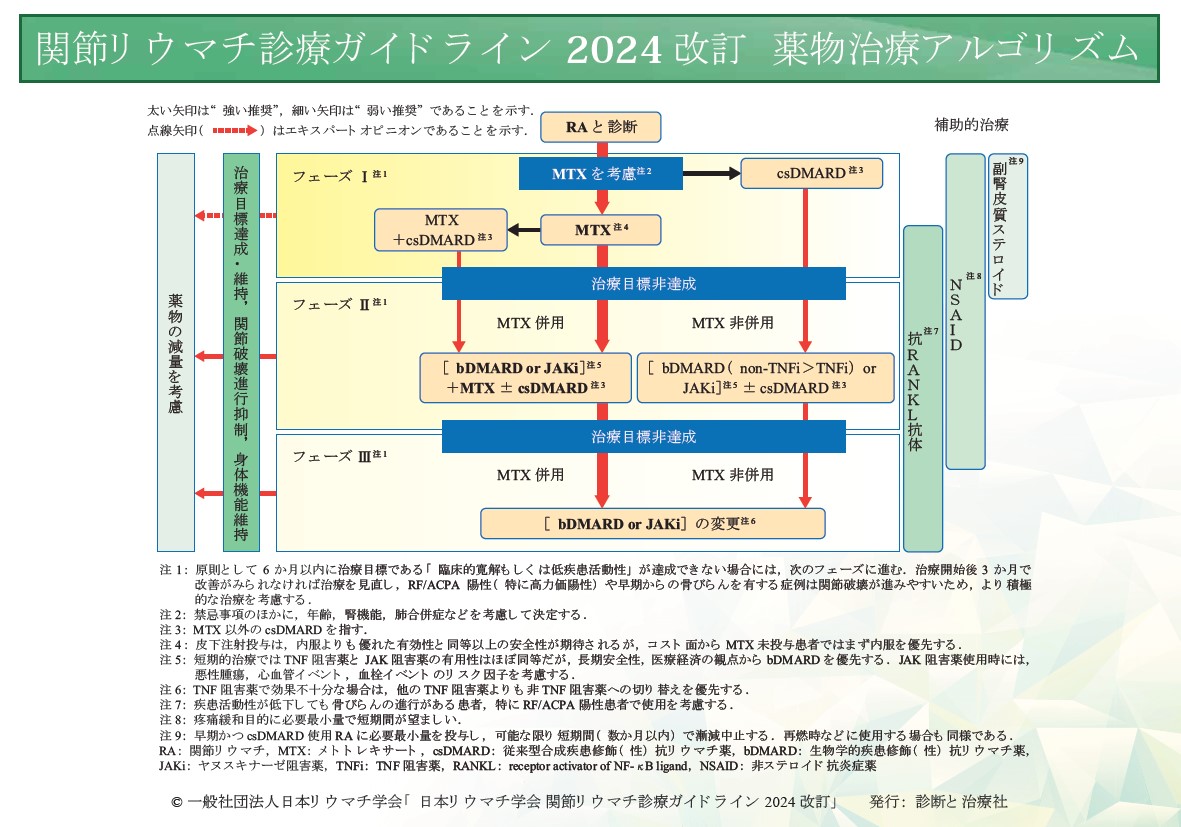 関節リウマチ診療ガイドライン2024